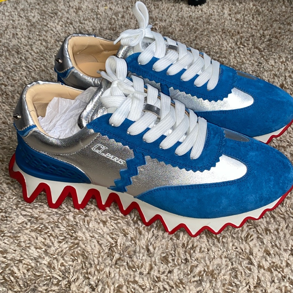 Christian Louboutin Loubishark Spike Sneakers